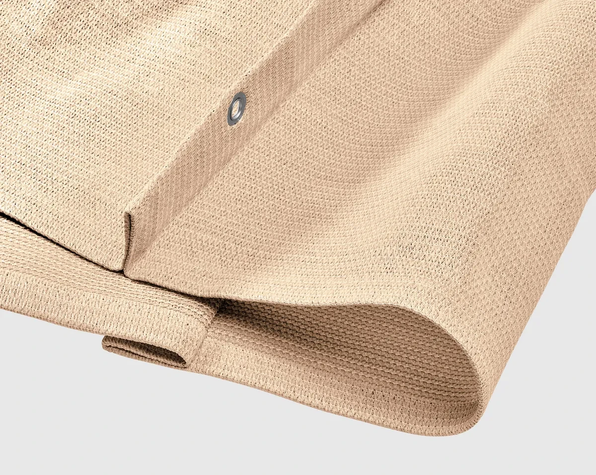 Platinum Optiva Aluminium Pergola Antraciet met Coolfit Schaduwdoek Gebroken Wit 319 x 319 cm - Afbeelding 2